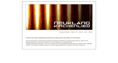 Desktop Screenshot of neuklang-kirchenlied.de